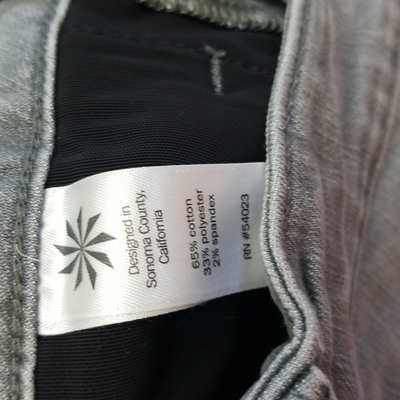 Athleta Sculptek Skinny Jeans Kenai Wash Grey 8P - Picture 7 of 8